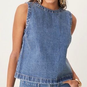 NWT Abercrombie & Fitch Blue Button Down Top